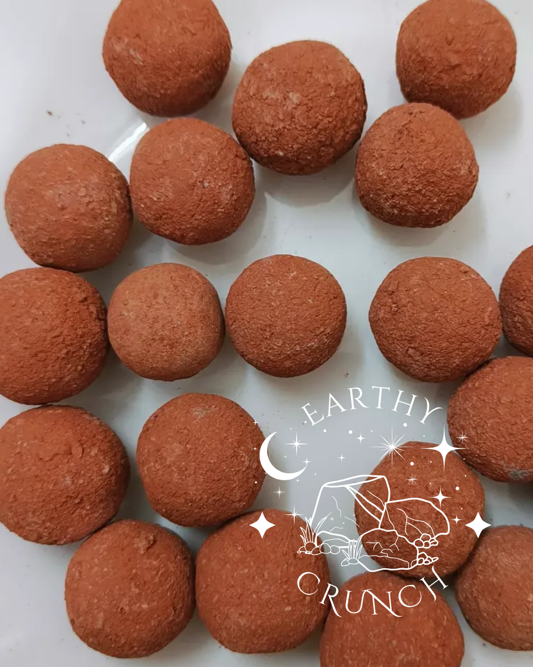 Boules de Nakumatt Rouges (Argile Rose) - Friandises d'argile indienne riches en fer