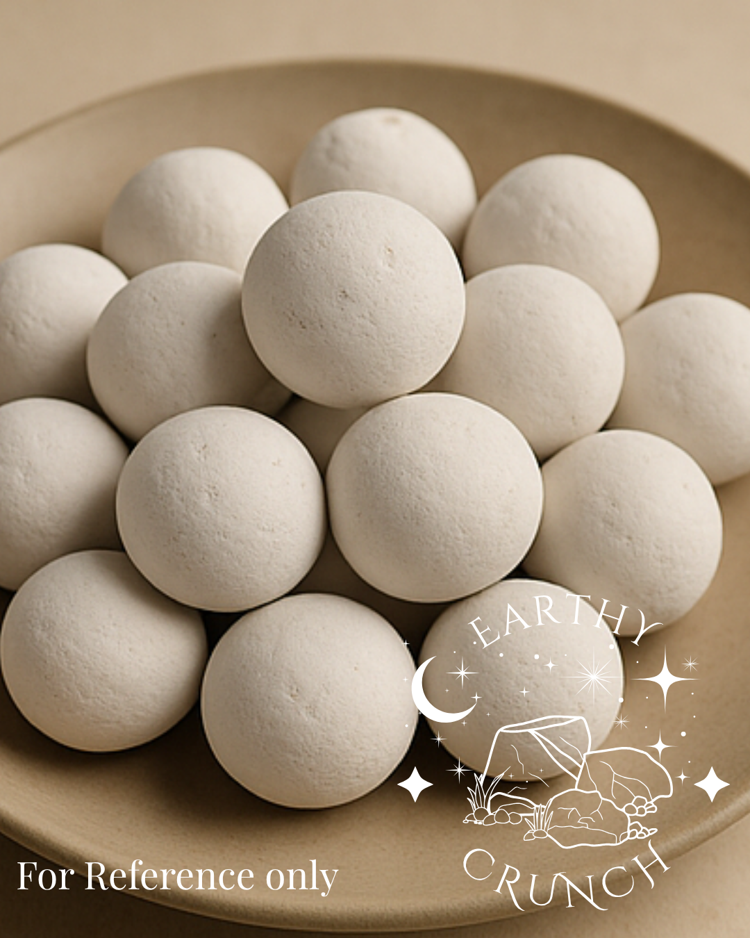 White Slate Balls (x4) - Edible clay treats for Pica