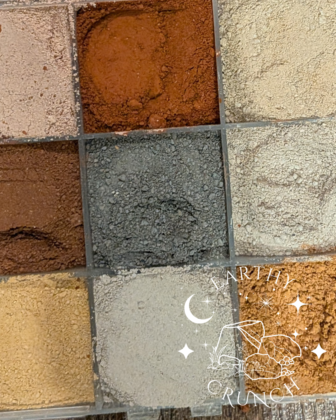 9 Indian Clay Powder and Dust Sampler - Clay powders for Pica and Geophagia