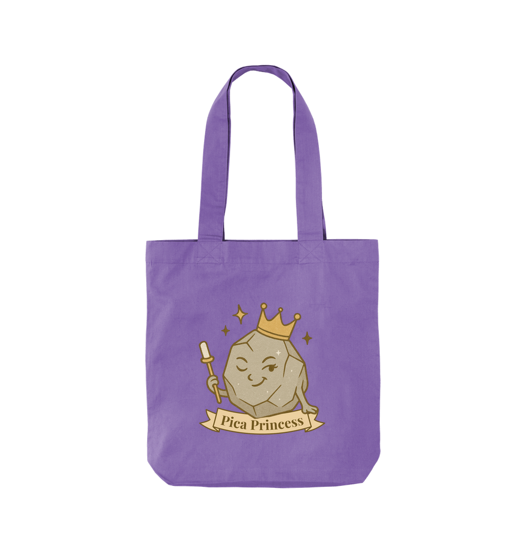 Violet Printed Bag
