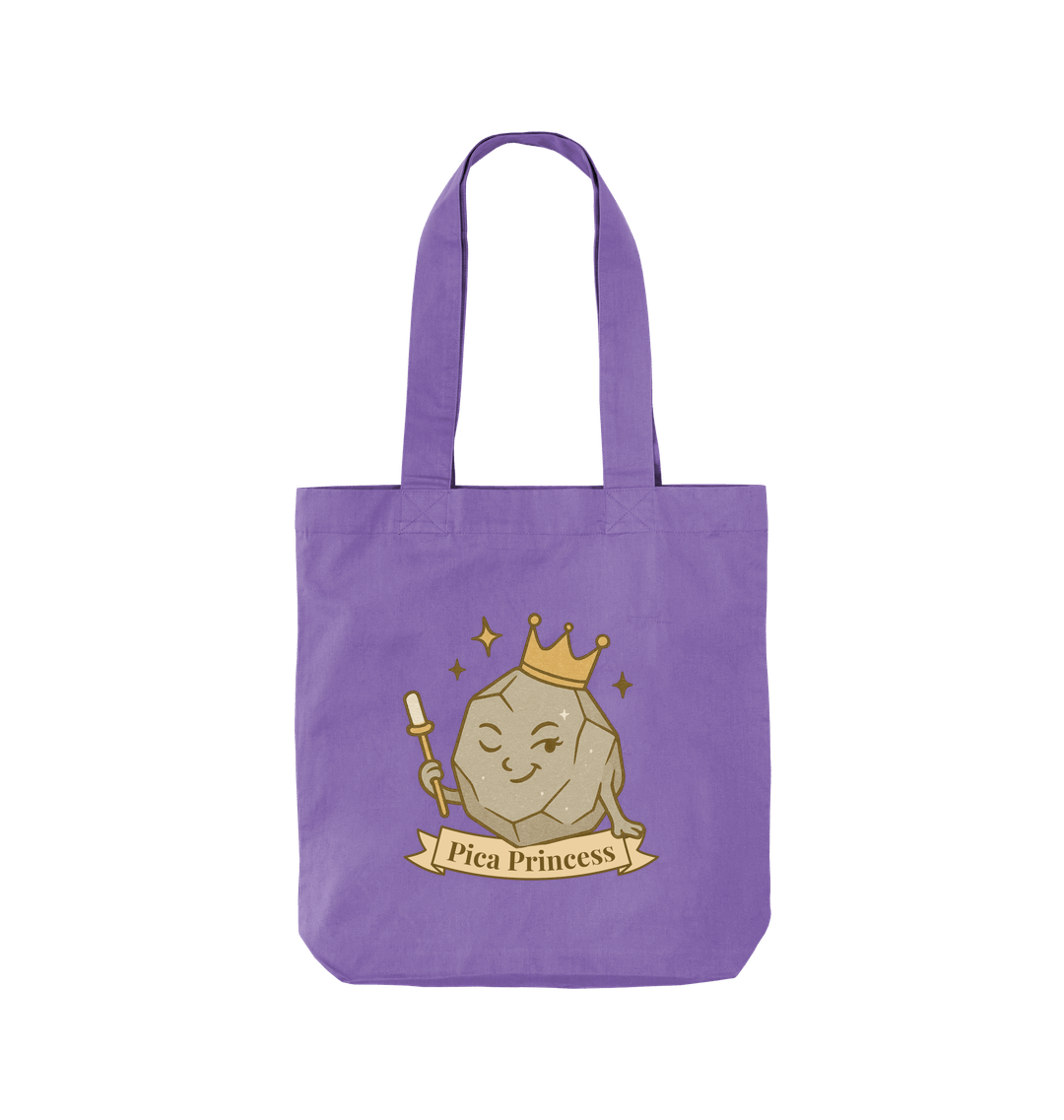 Violet Printed Bag