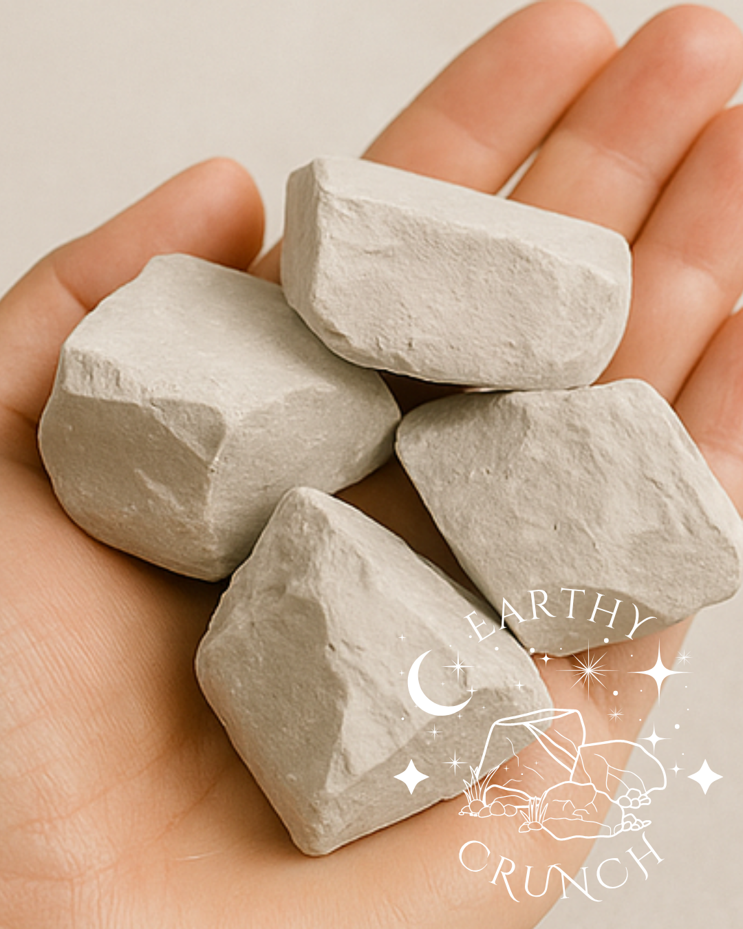 West African Kaolin Clay or Chalk (410g) - Edible clay for Pica