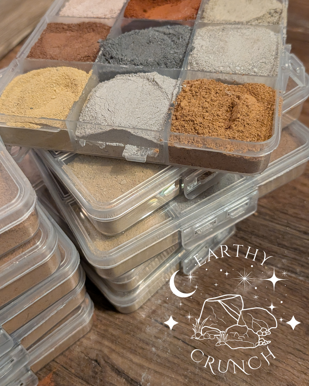9 Indian Clay Powder and Dust Sampler - Clay powders for Pica and Geophagia