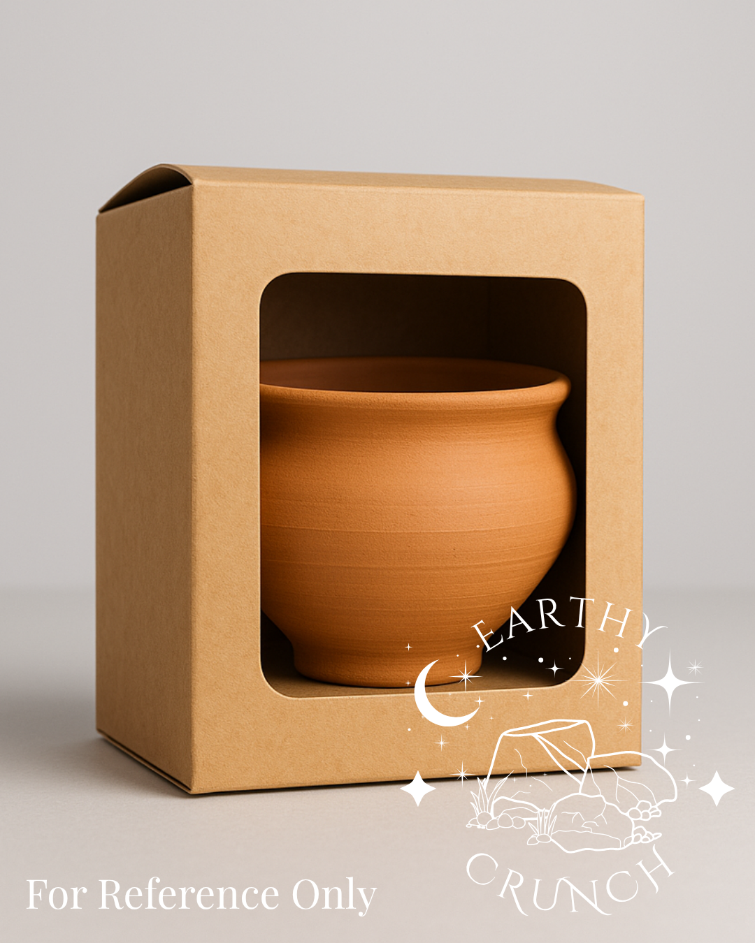 Large Whole Kolkota Clay Pot x1- Edible clay pots for Pica