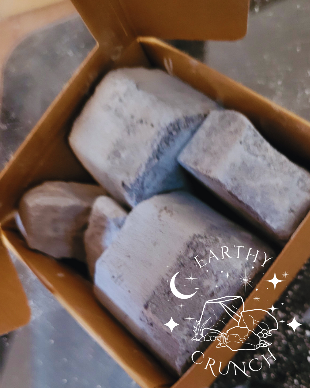 Mix Hex Clay Treat – Grey/Black (125g) - Edible clay treats for Pica