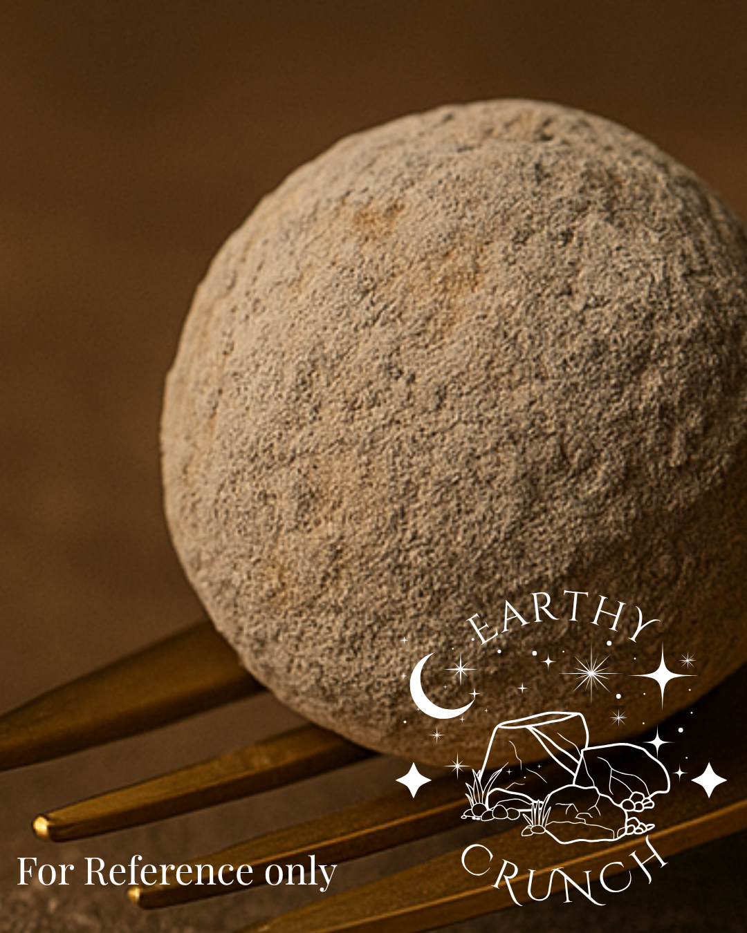 "Earth's Core" - Red Balls covered in Cementy Clays (x3) - Edible clay treats for Pica