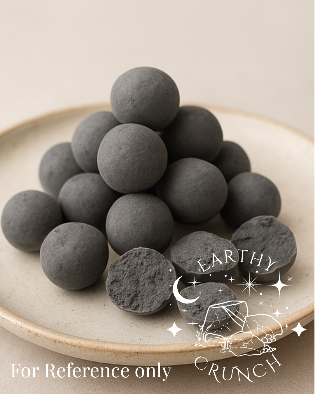 Black Clay Gems (75g) - Edible clay treats for Pica