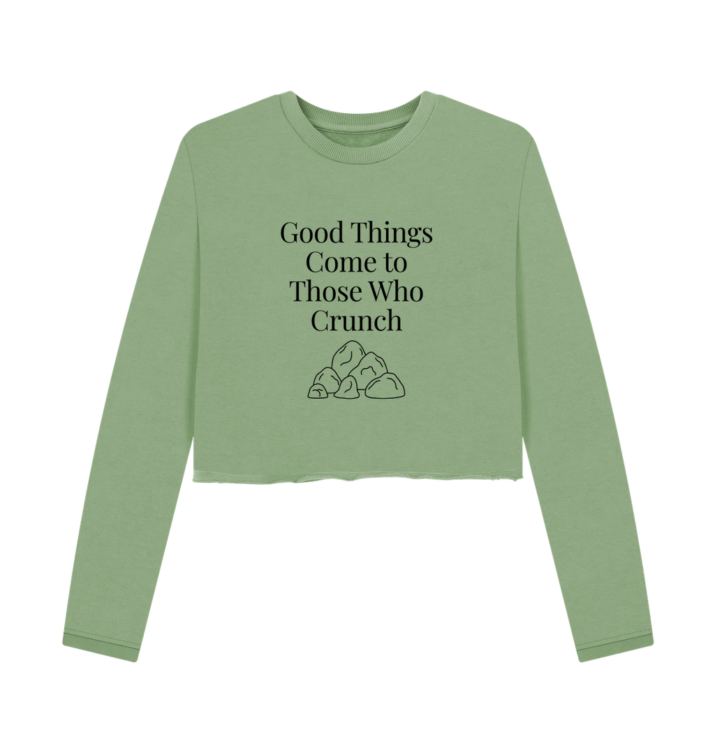 Sage Printed Boxy Jumpers