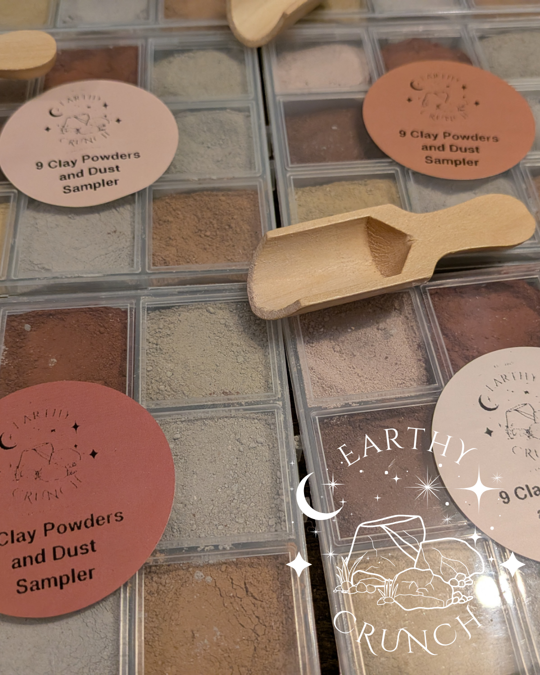 9 Indian Clay Powder and Dust Sampler - Clay powders for Pica and Geophagia