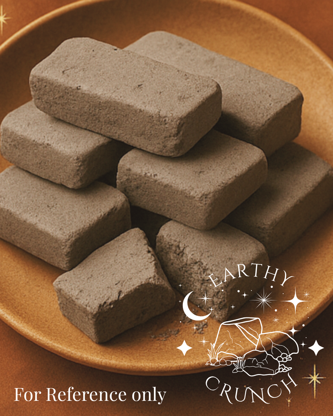 Black Slabs (x4) - Edible clay treats for Pica