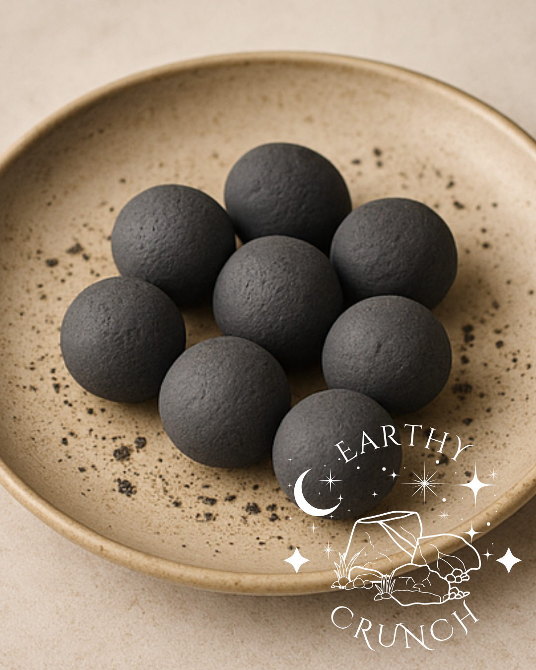 Black Candy Balls- Edible clay treats for Pica