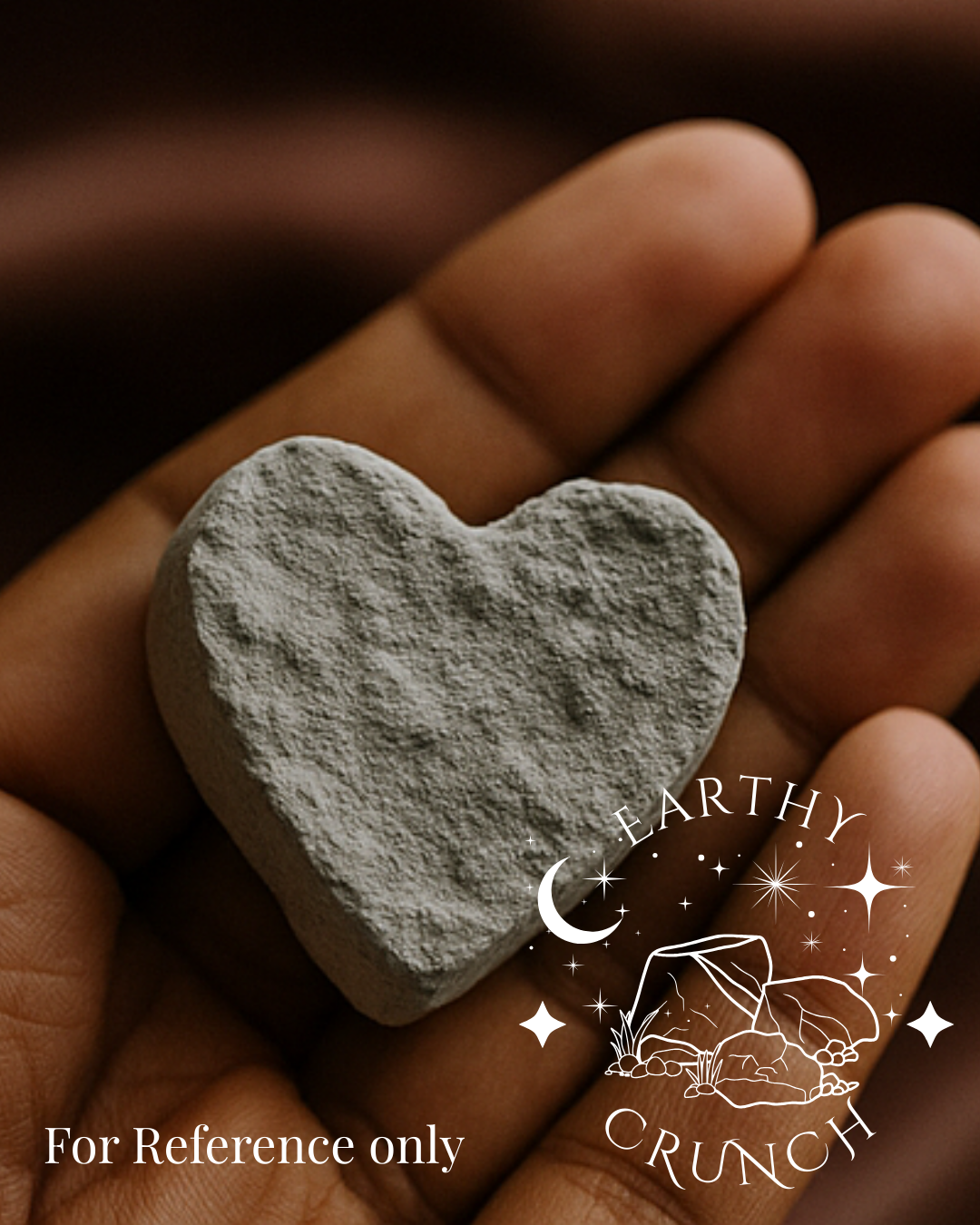 Grey Hearts (2x Cookies) - Edible clay treats for Pica