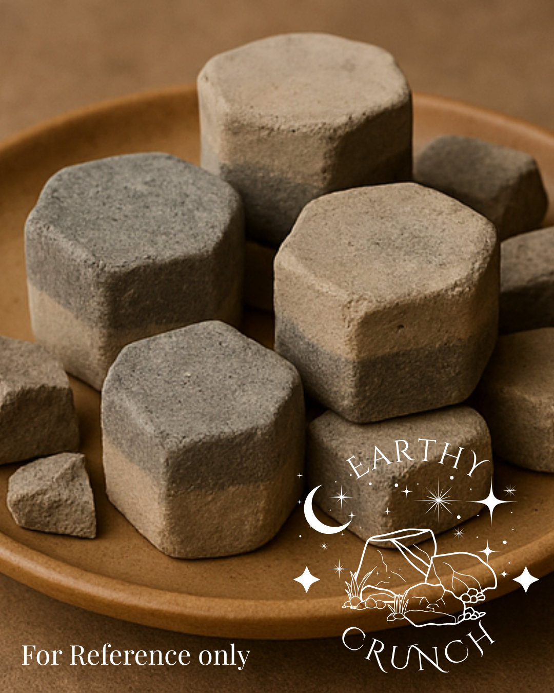 Mix Hex Clay Treat – Grey/Black (125g) - Edible clay treats for Pica