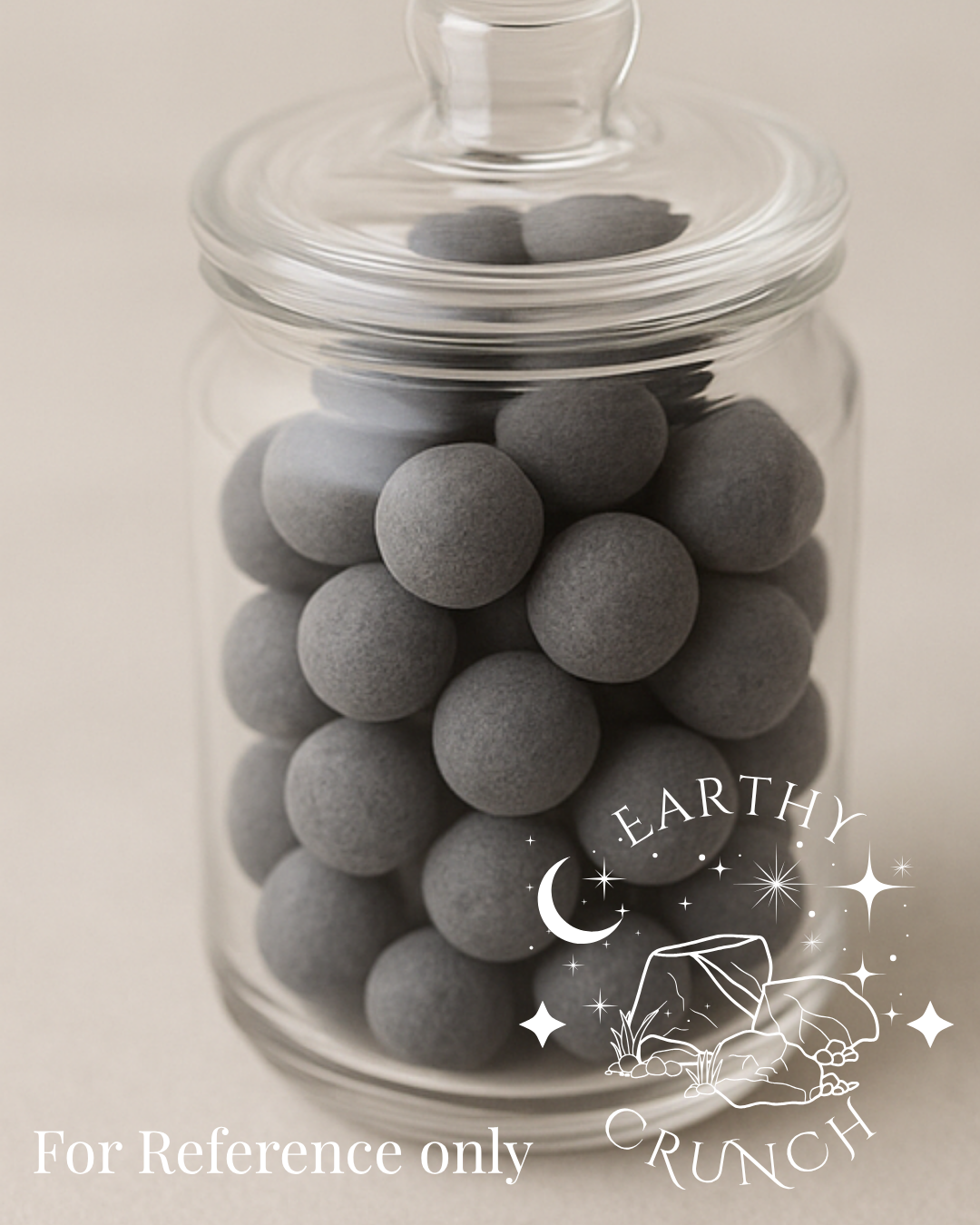 Black Clay Gems (75g) - Edible clay treats for Pica
