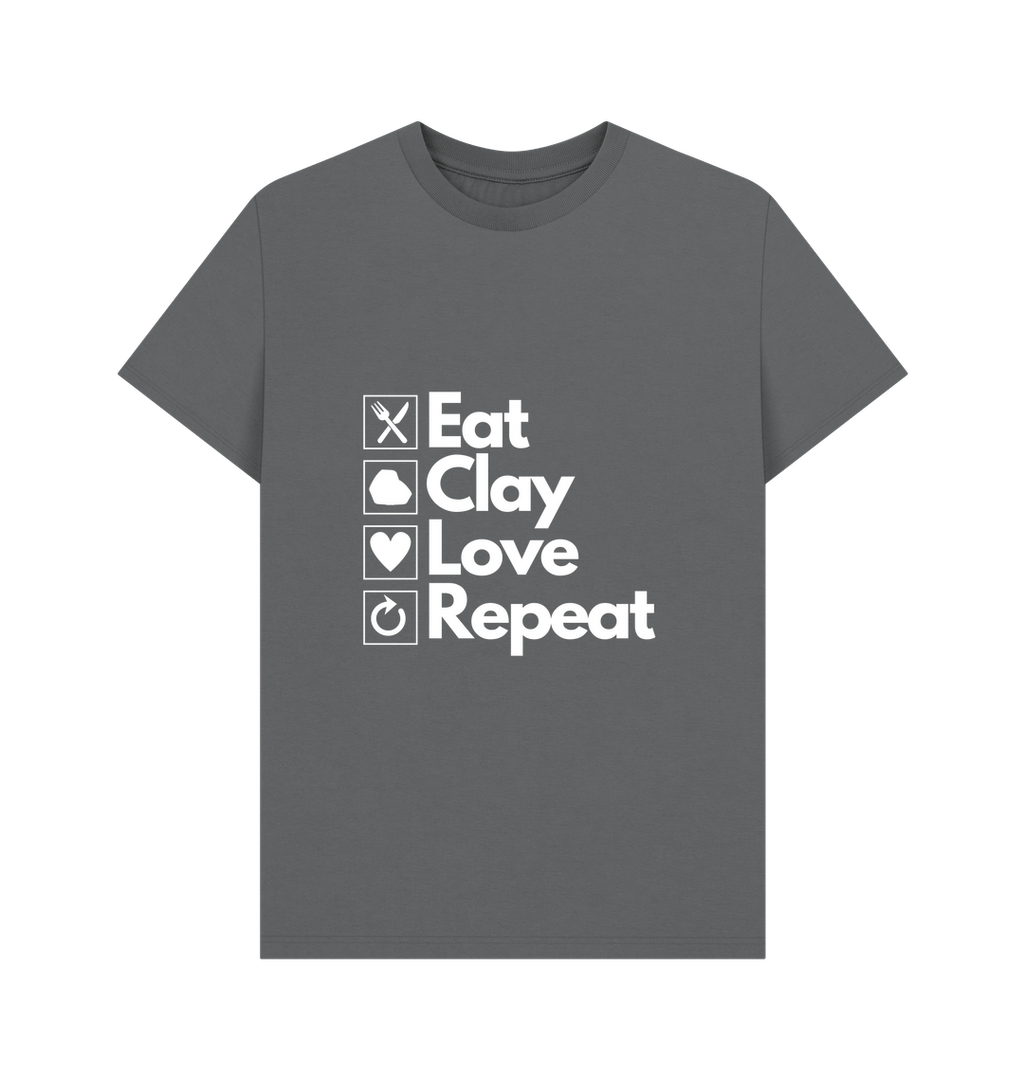 Slate Grey Printed T-shirt