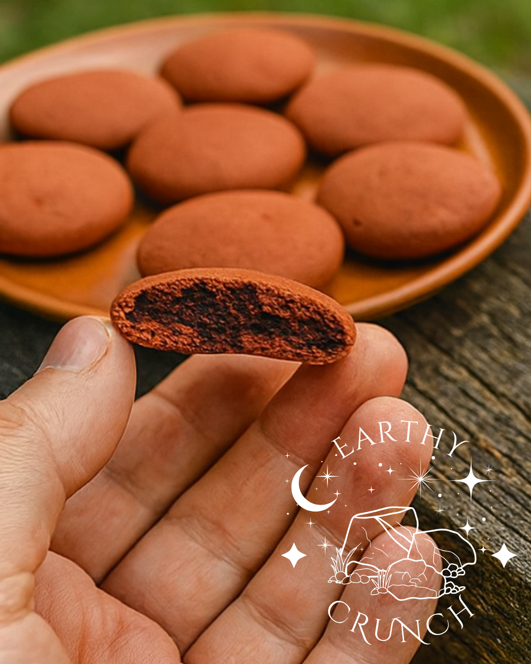 Red Clay Biscuits (x2) - Edible clay treats for Pica