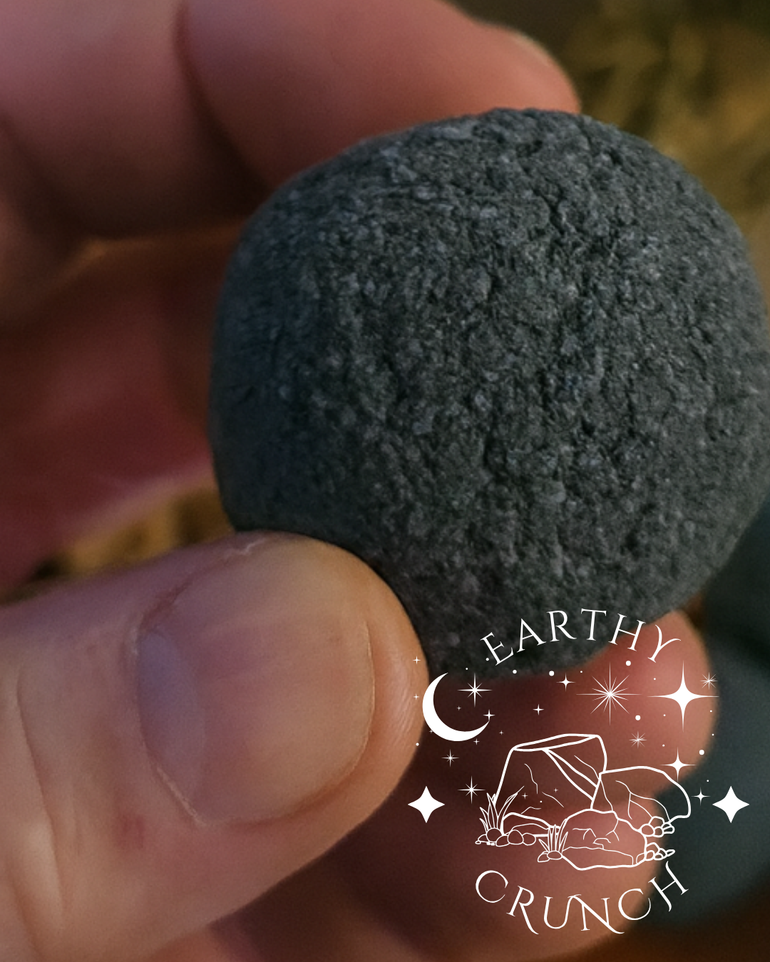 Black Candy Cracker Balls (290g) - Edible clay treats for Pica