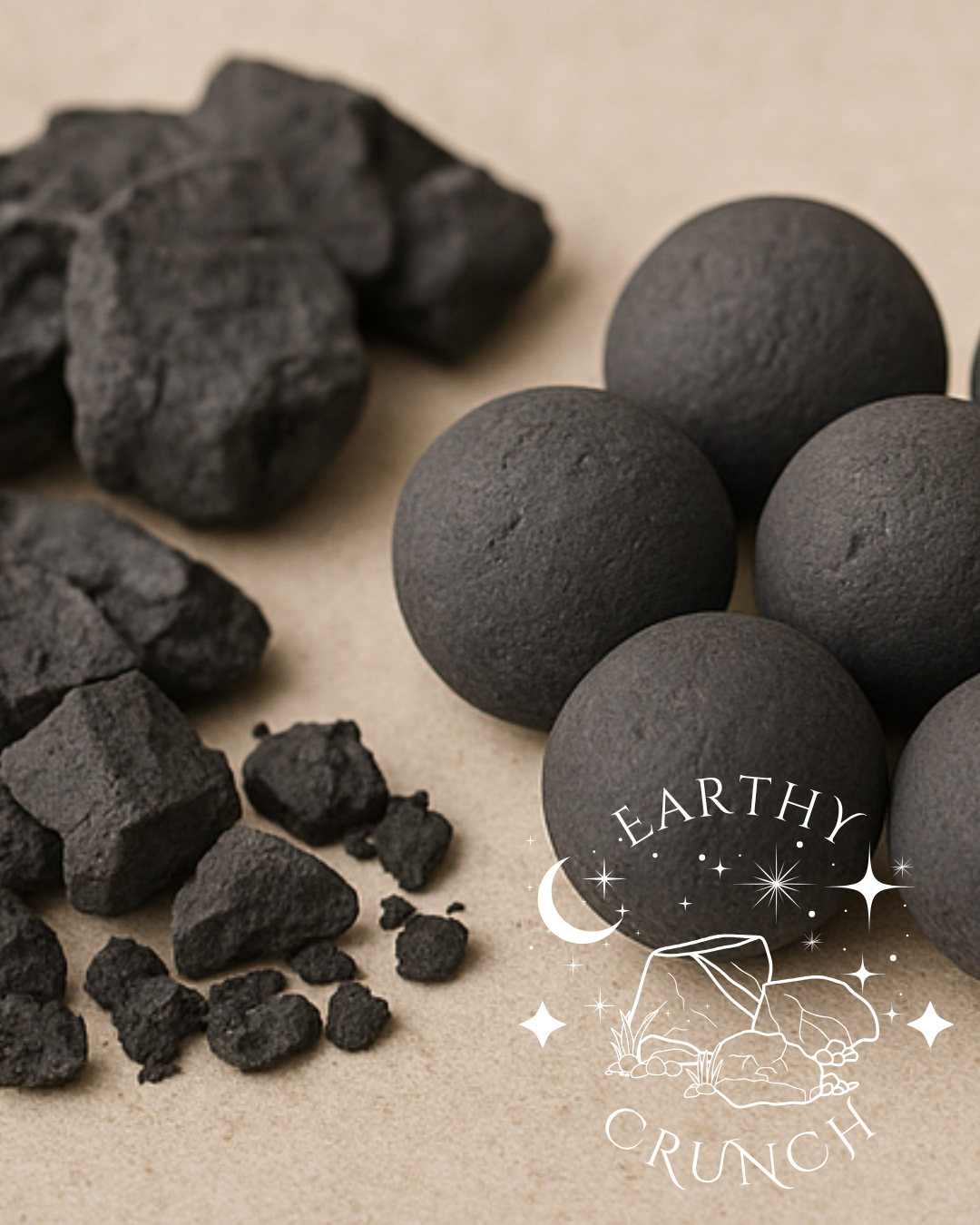 Black Candy Balls- Edible clay treats for Pica