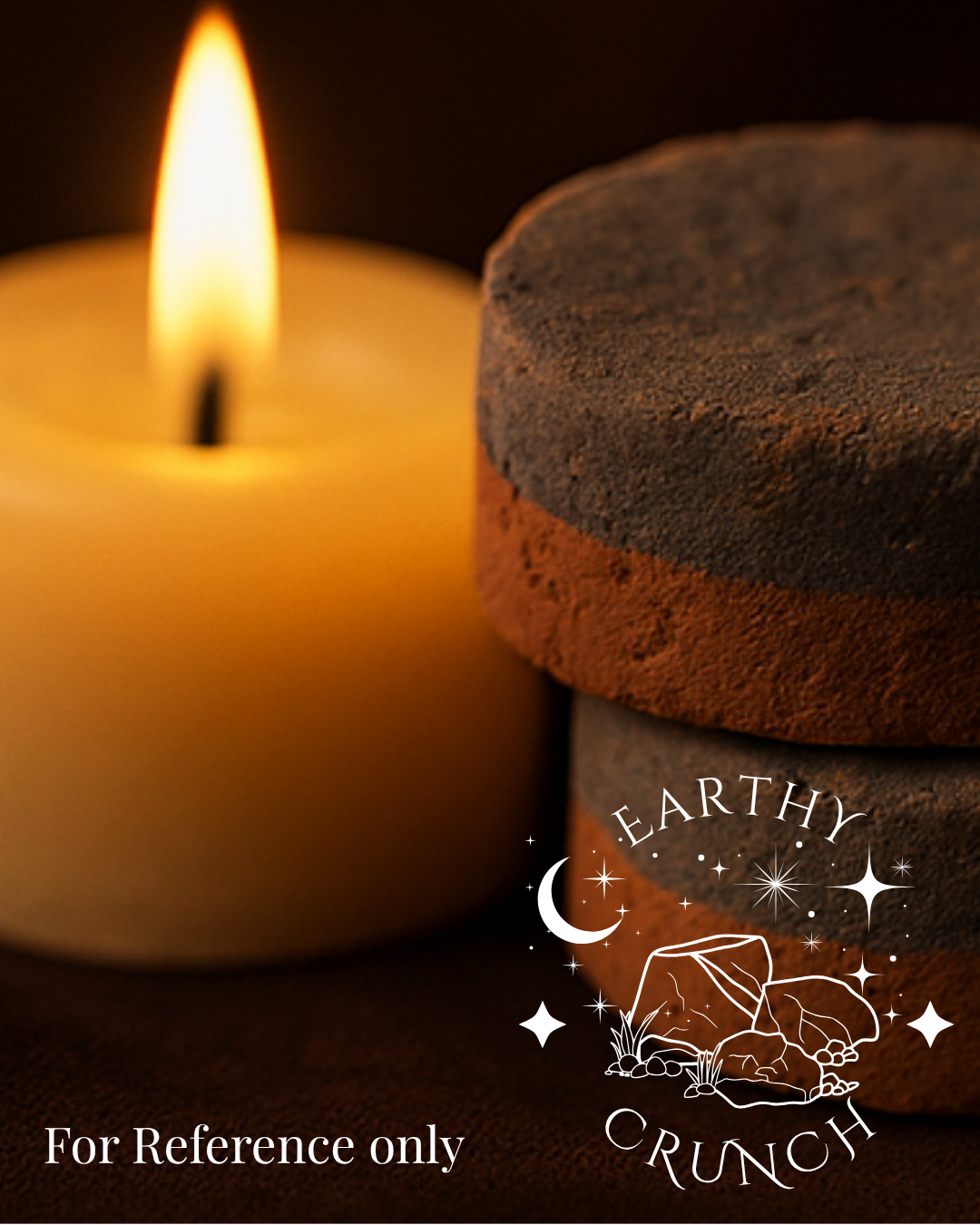 Dryfruit and Red Nak Pucks (x2) - Edible clay treats for Pica