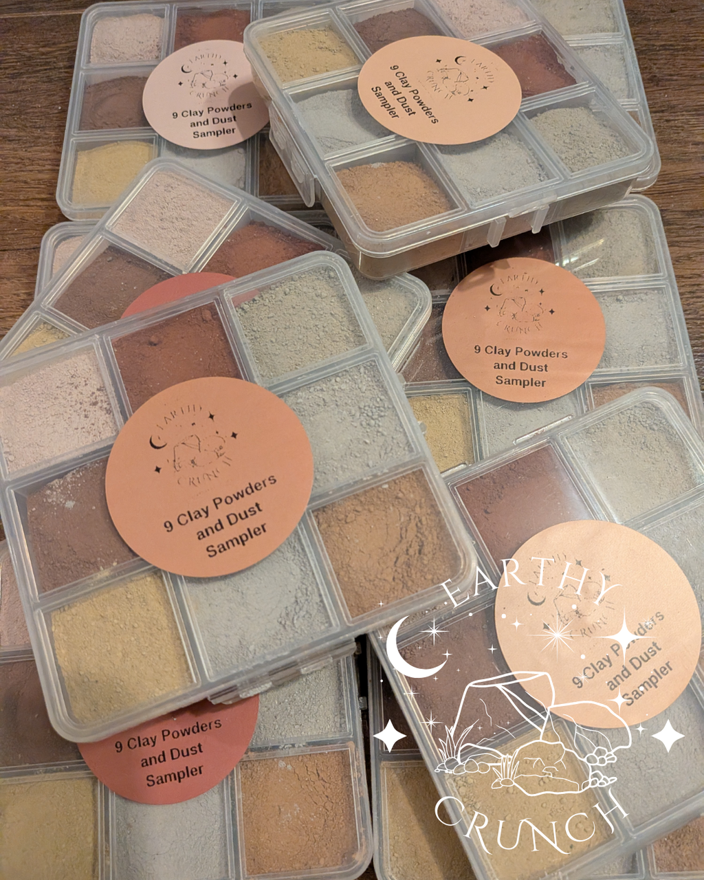 9 Indian Clay Powder and Dust Sampler - Clay powders for Pica and Geophagia