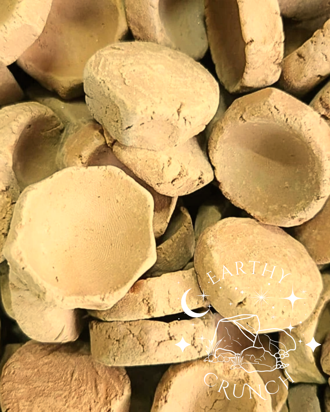 Indian Mini Hand-rolled Clay Pots - Terracotta for Pica/ Geophagia