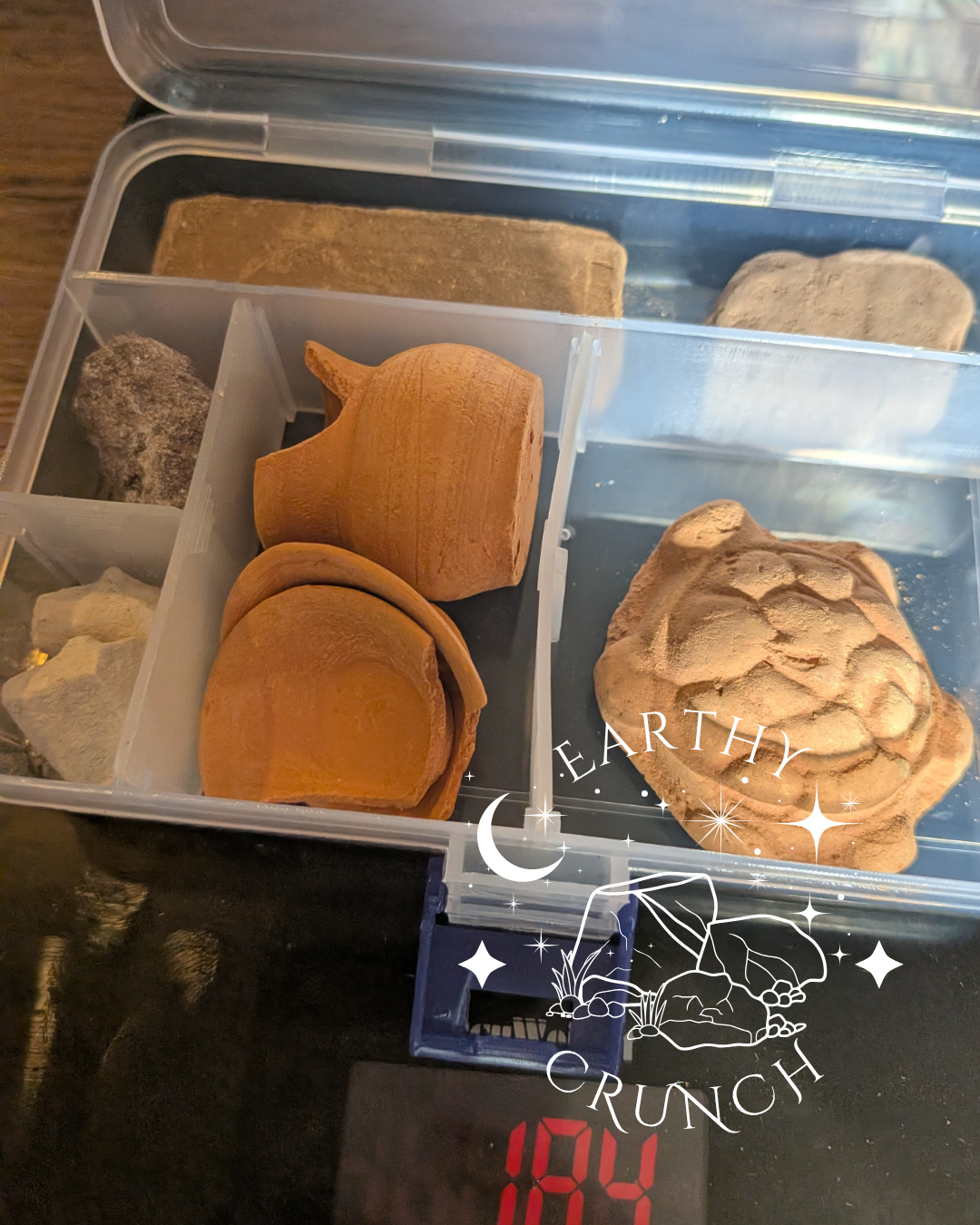 Mexican Clay Experience Sampler - Stash Box included - Edible terracotta for Pica