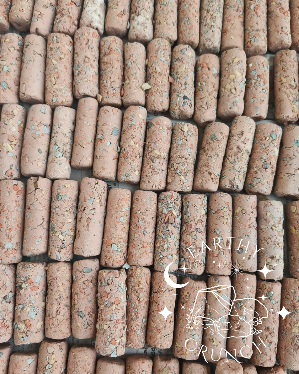Rouleaux arc-en-ciel - Friandises en argile comestible pour le Pica/Géophagie
