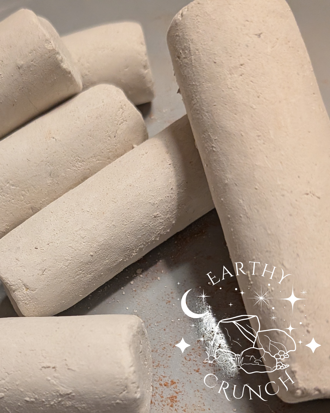 White Slate Sticks - Edible Shale Stone treats for Pica/Geophagia