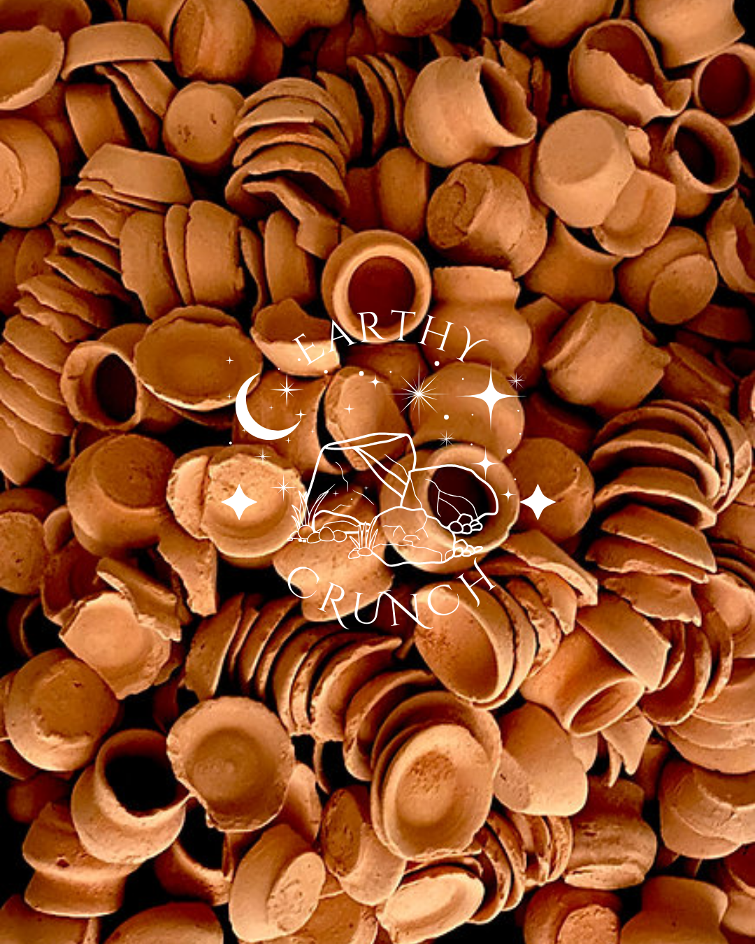 Soft Mexican Mini Clay Pots (Broken) - Crujientes De Barro- Edible Mexican terracotta clay pots for Pica/Geophagia