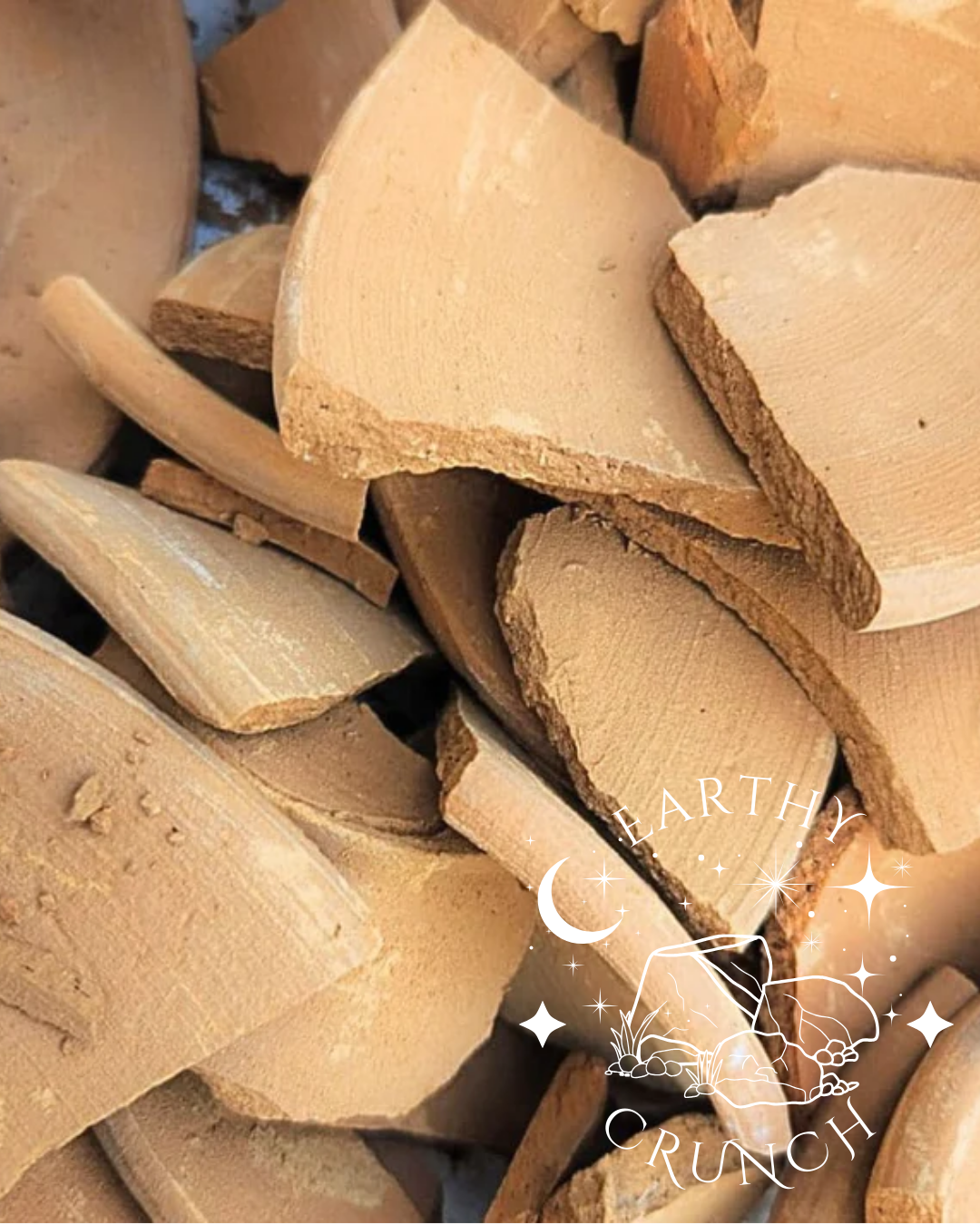 Terracotta Tumbles - Mixed Indian Terracotta Chips - Clay pots for Pica/ Geophagia