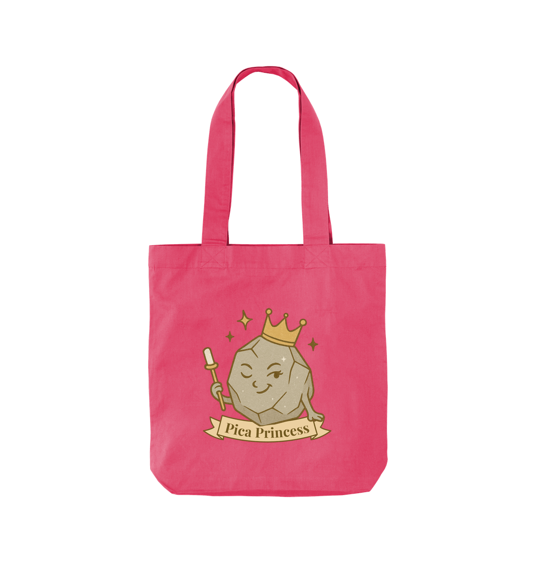 Raspberry Pink Printed Bag