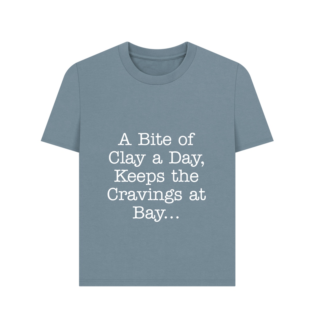 Stone Blue Printed T-shirt