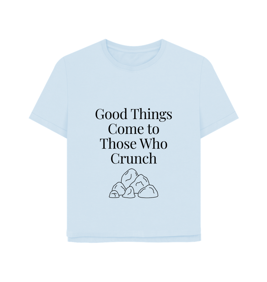 Sky Blue Printed T-shirt