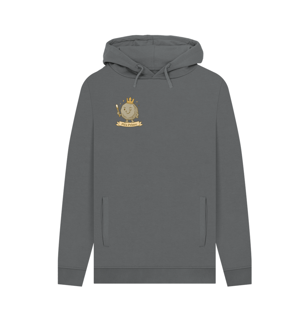 Slate Grey Printed Hoody