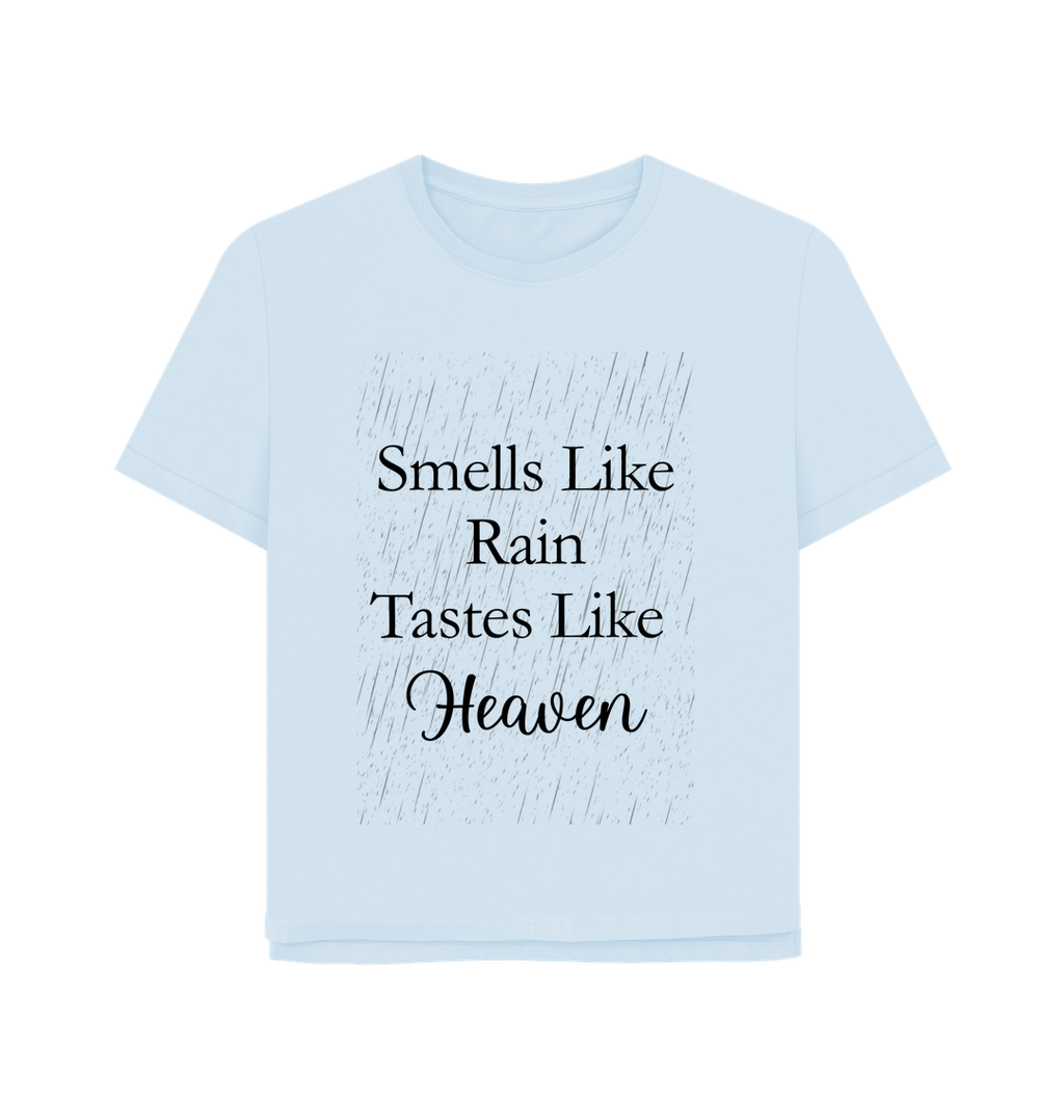 Sky Blue Printed T-shirt