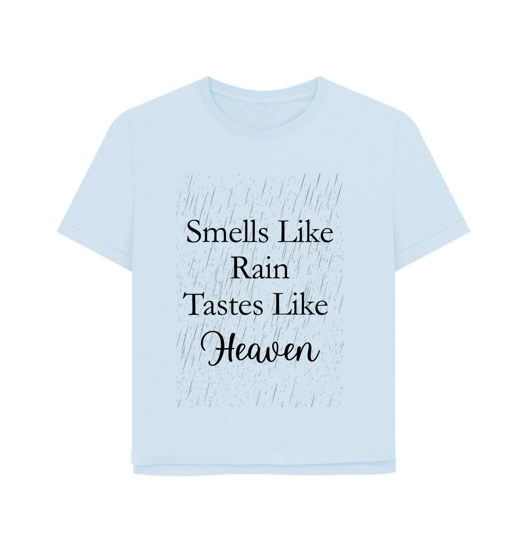 Sky Blue Printed T-shirt
