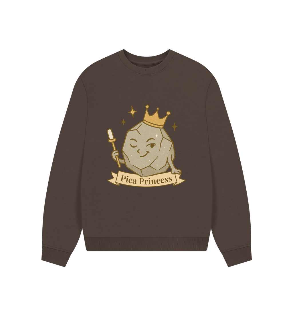 Chocolate Printed Sweater