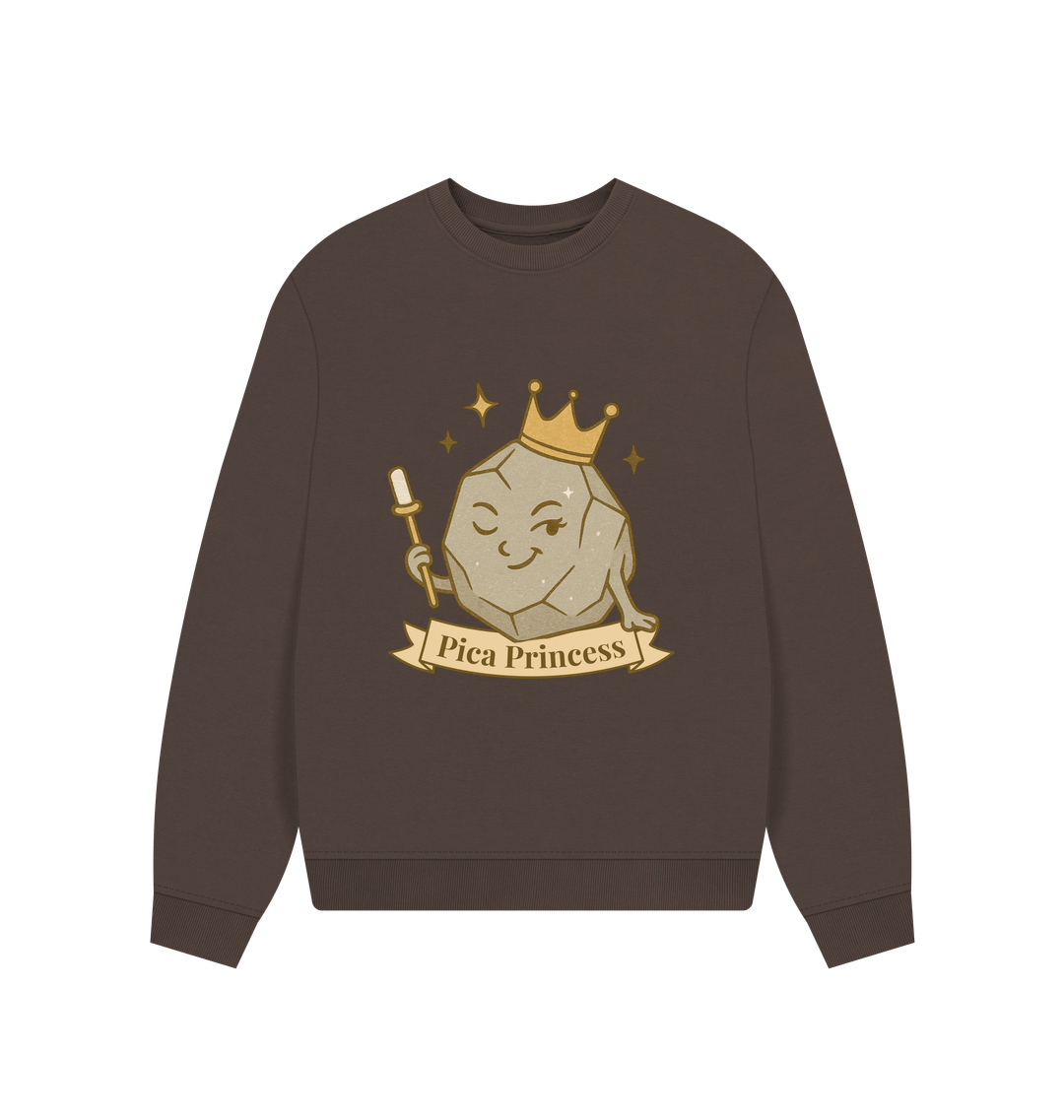 Chocolate Printed Sweater