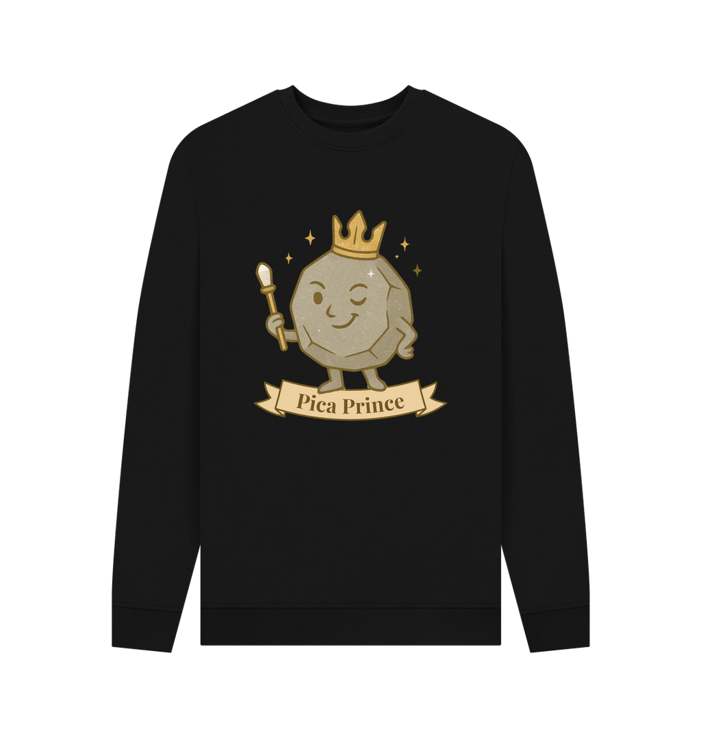 Black Printed Sweater