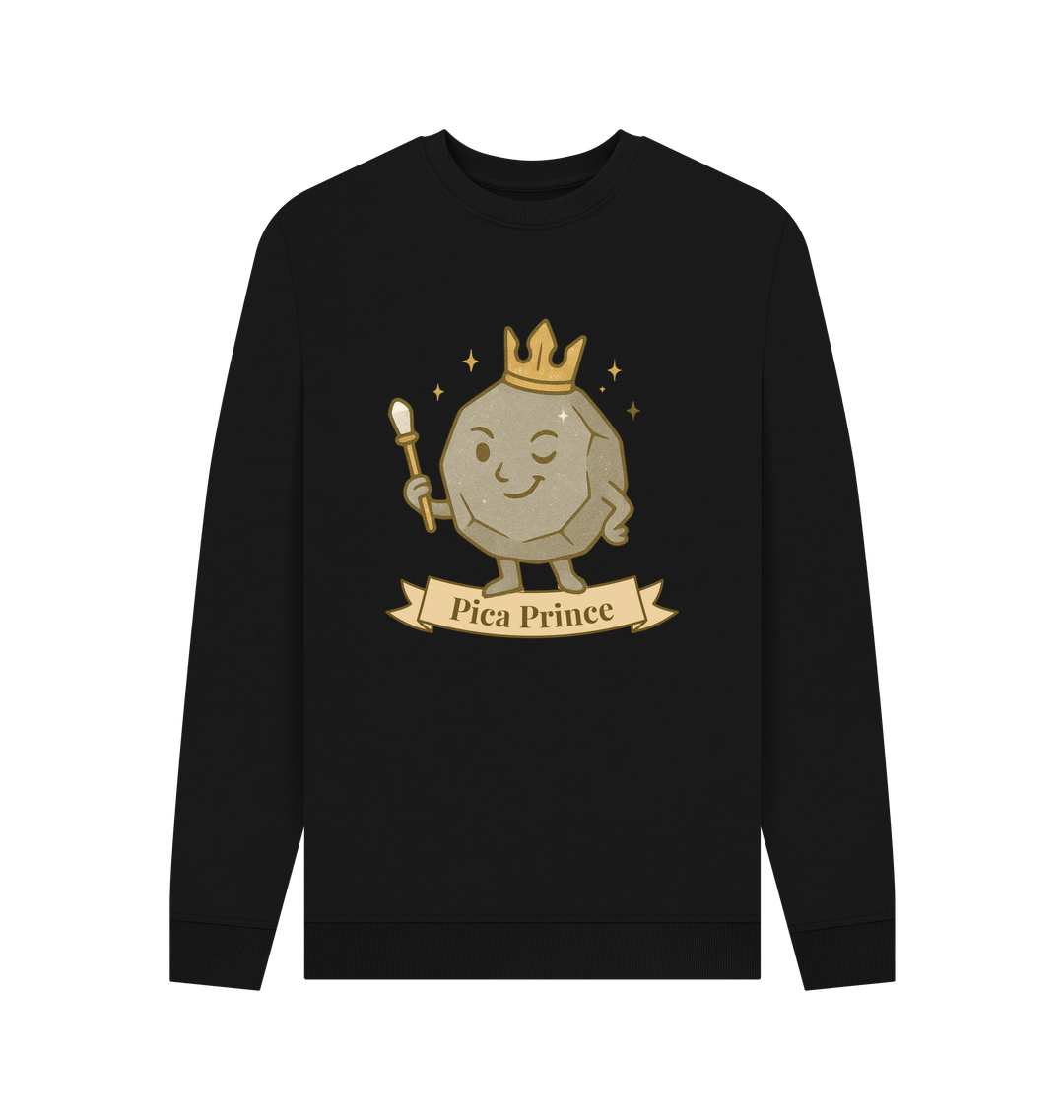 Black Printed Sweater